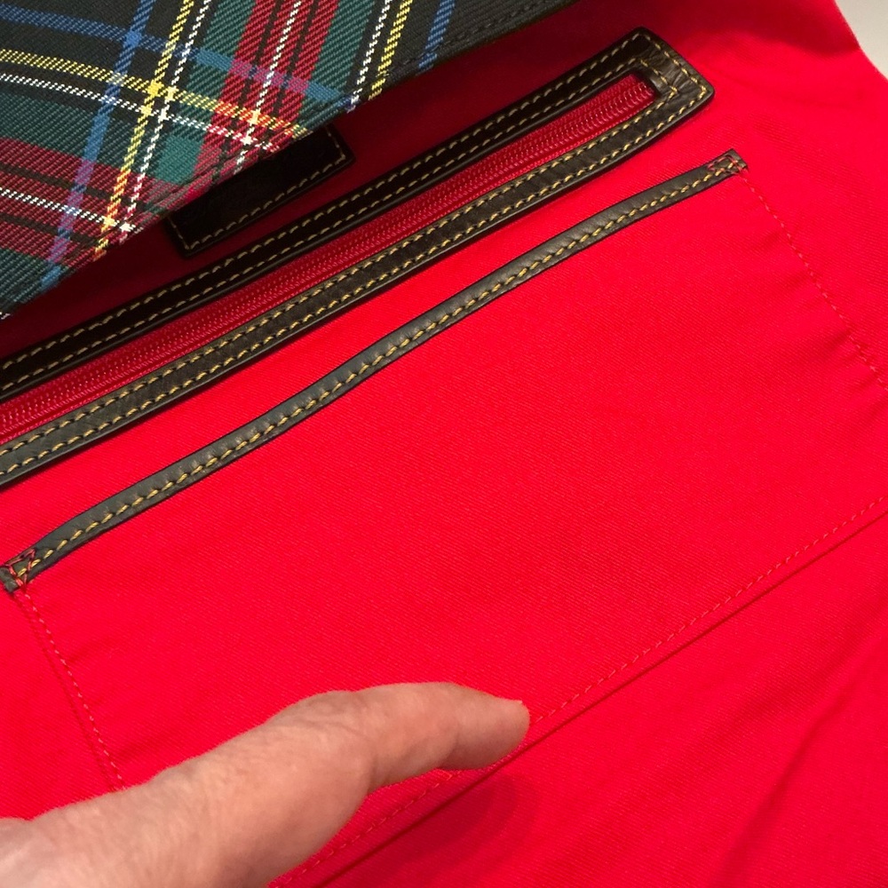 DOONEY & BOURKE, Women's Tartan Victoria Leather Tote Bag - Picture 10 of 16